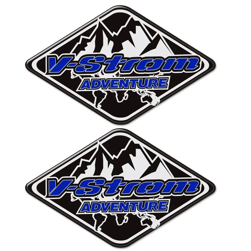 VSTROM 1000 650 Motorcycle Stickers Tank Pad For Suzuki V-STROM DL 250 ADVENTURE Panniers Luggage Box Case DL1000 DL650 DL250 for suzuki v strom dl 1000 650 250 dl1000 dl650 dl250 adventure tourer sticker tail top side panniers luggage aluminium box case