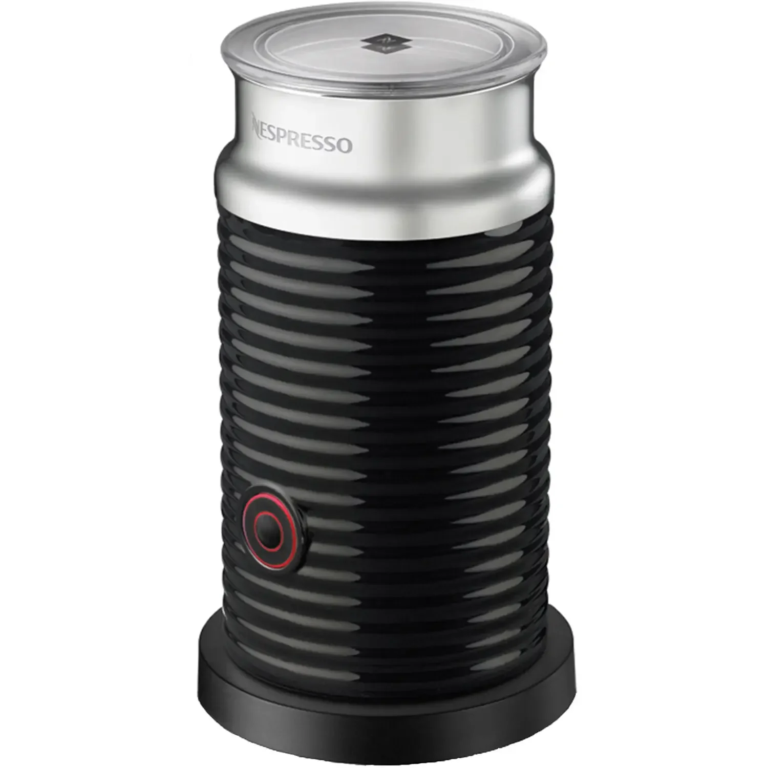 Breville Nespresso Pixie Single-Serve Espresso Machine in Electric Titanium and Aeroccino Milk Frother in Black 3