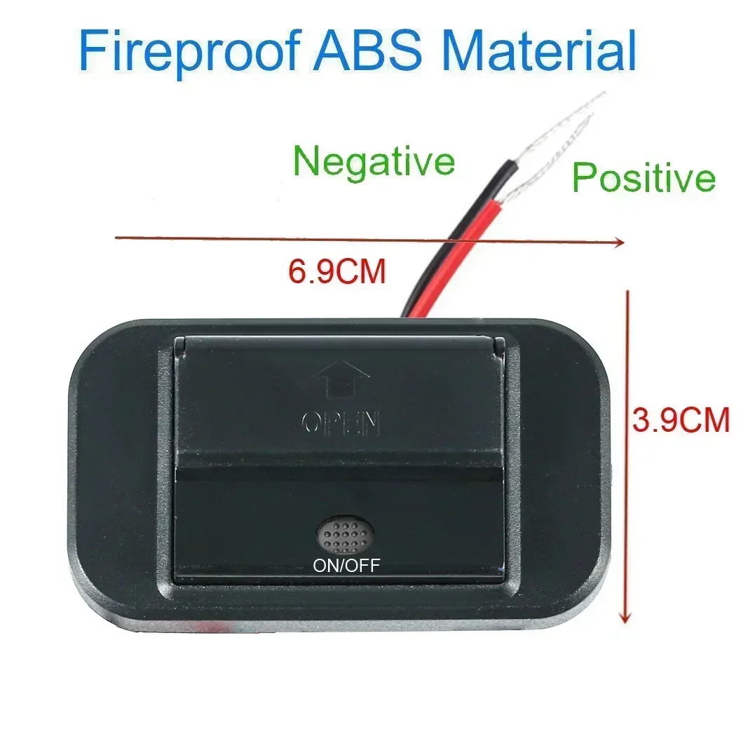 Dual USB PD Type C Quick charger Socket 12V/24V QC3.0 Power Adapter Modified Outlet With On/off button For Car Boat RV Bus