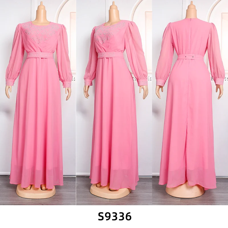 Chic Pink Floral Abaya Maxi Dress For Plus Size Women Perfect For Evening  Parties, Weddings, And Festivals In Spring 2022 P297b From Ugrif, $29.54