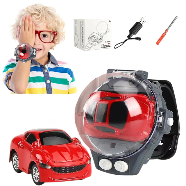 Mini relógio RC Car Toy – carro controle remoto corrida brinquedo com  carregamento USB  Mini brinquedos desenho animado, corrida, brinquedo  infantil, melhores presentes para meninos e meninas Fangbei :  : Moda