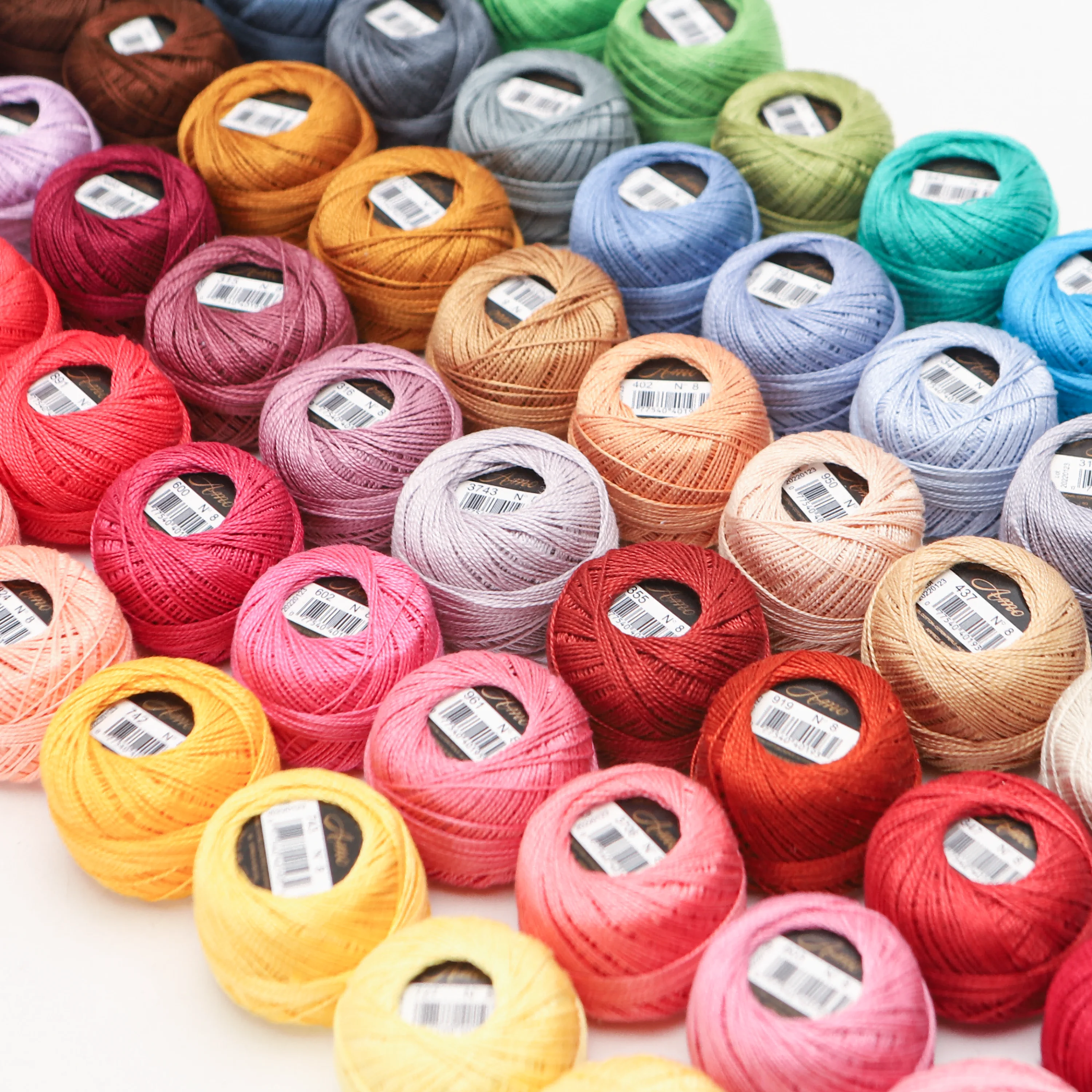 DMC Cotton Perle Embroidery Thread Size 8 - Color 905, 10g Ball For Needlework & Crafting