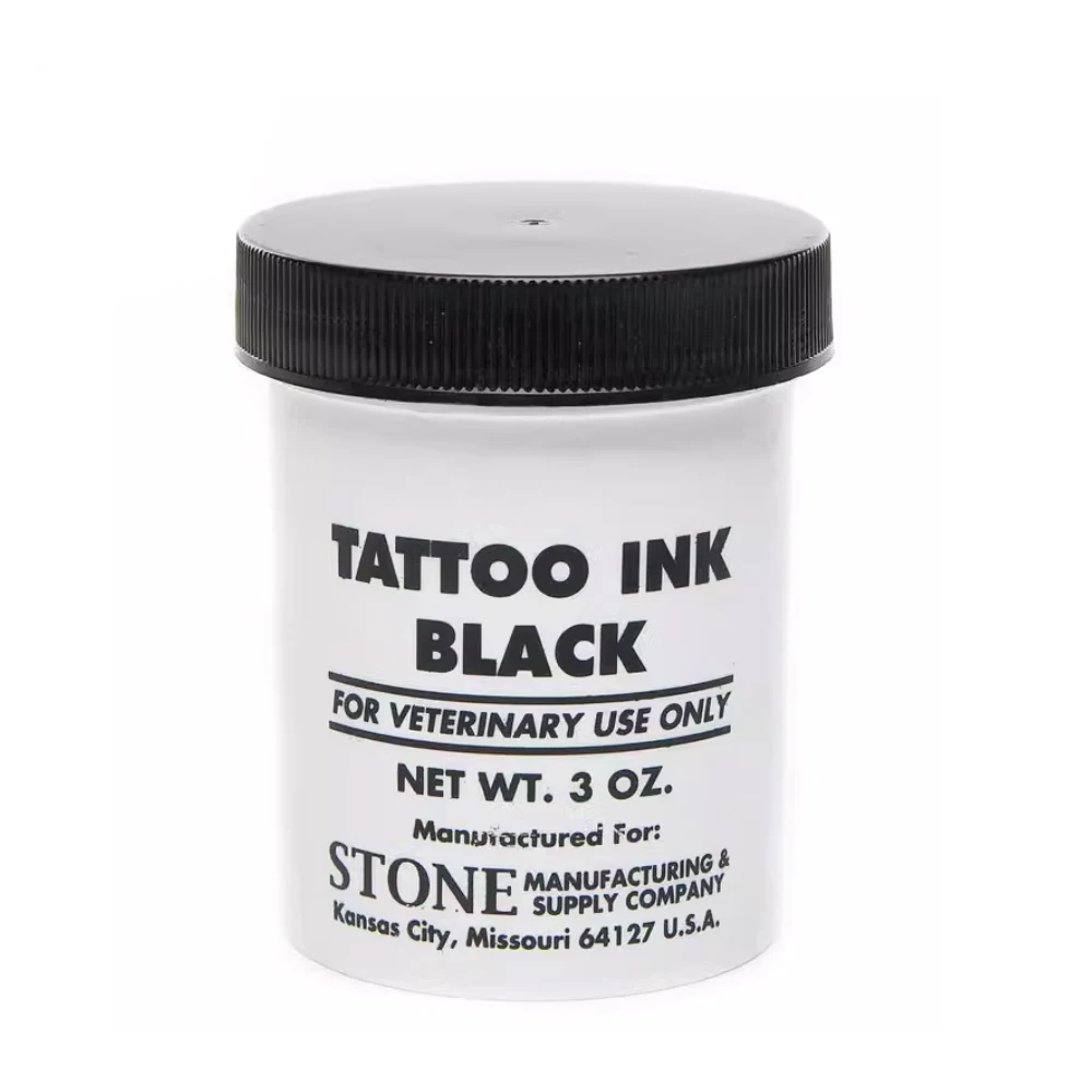 Pinza per Tatuaggi su Animali da Allevamento, Inchiostro Nero 3 OZ, Non Sbiadisce, Lunga Durata, Durevole per Identificazione di Maiali, Cani, Conigli - immagine 2