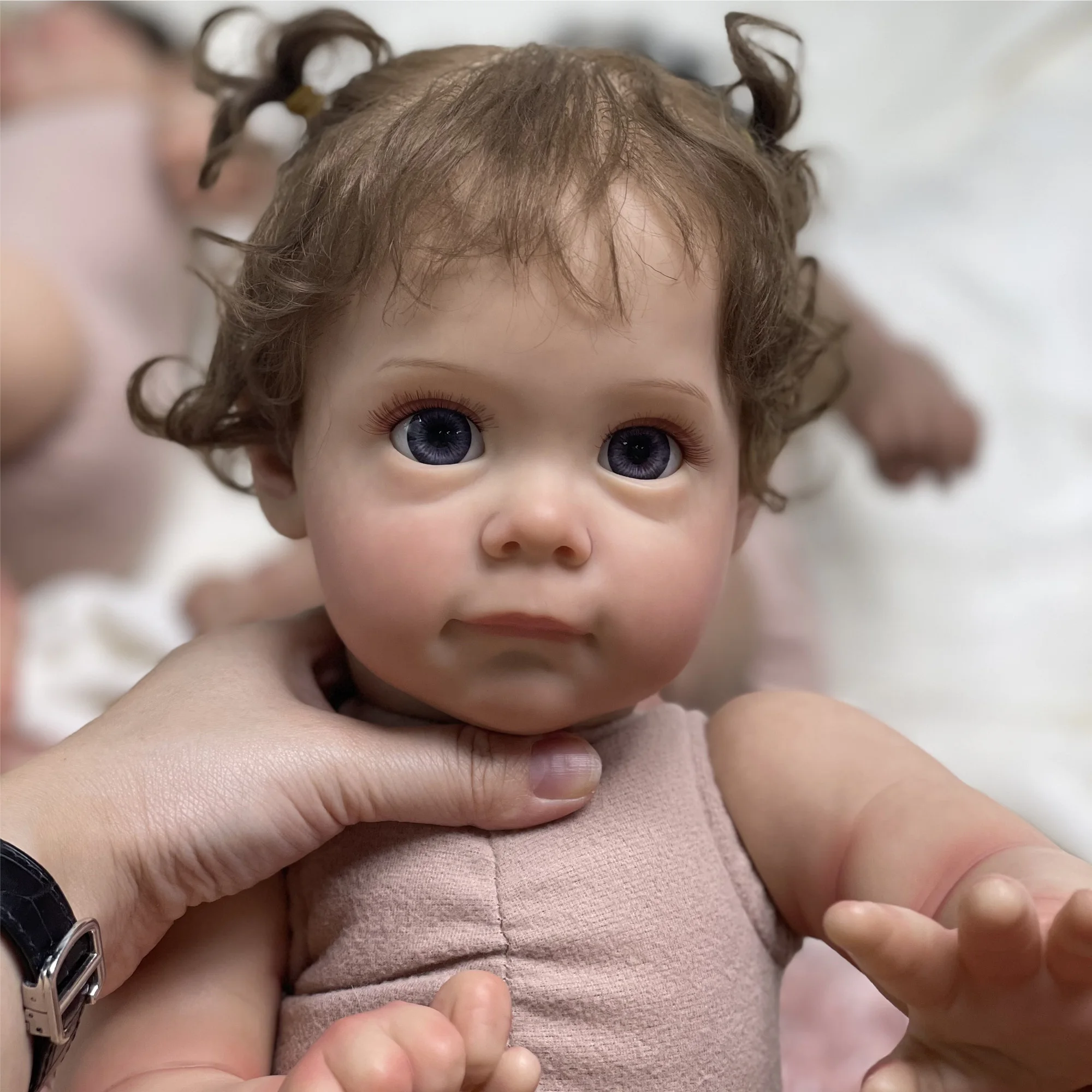 Bebe Reborn 55Cm Maggie Bebe Reborn Doll Girl Handmade Bebe Bambola Neonato Dipinta Realistica Bonecas Infantil Meninas