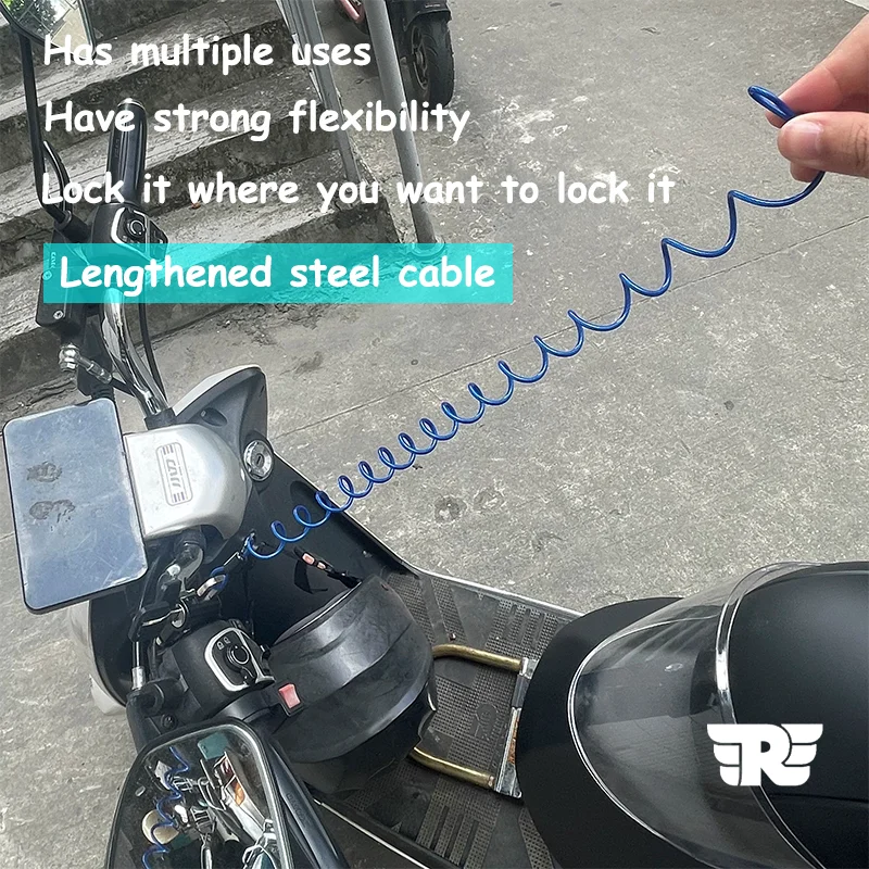 For Royal Enfield Bullet/Meteor/Classic 350 500 Interceptor 650 Continental GT 535 Himalayan 411 2023 Motorcycle Helmet Lock