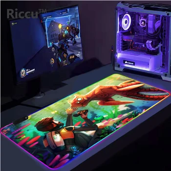 Игровой коврик для мыши Subnautica для ПК, резиновый коврик для мыши RGB, коврик для мыши Varmilo Stitch, коврик для мыши, скоростной коврик для настольног...