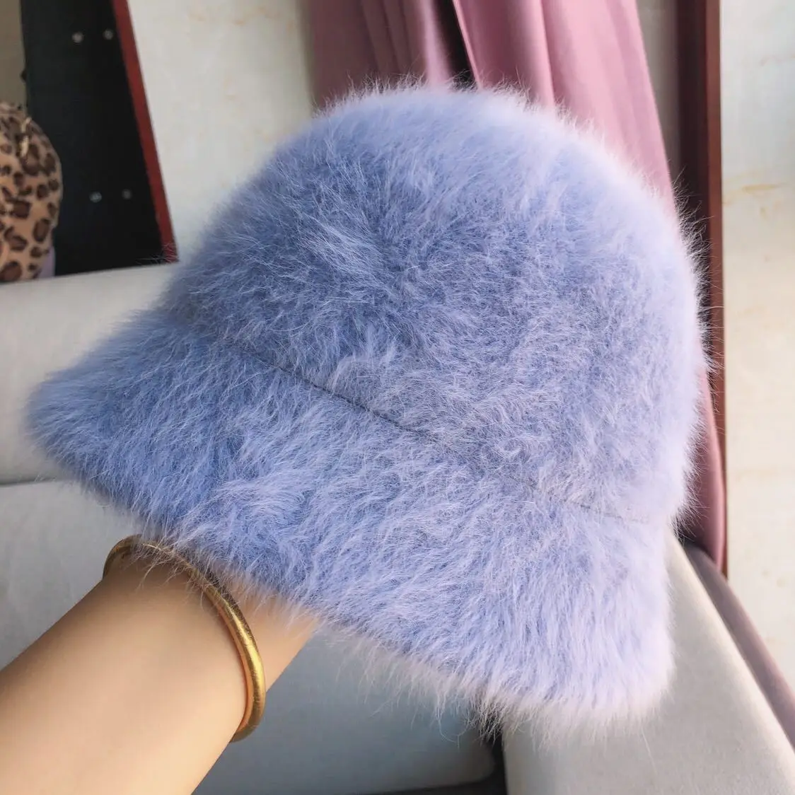 Luxury Fur Bucket Kawaii Hats - KawaiiMerch.com
