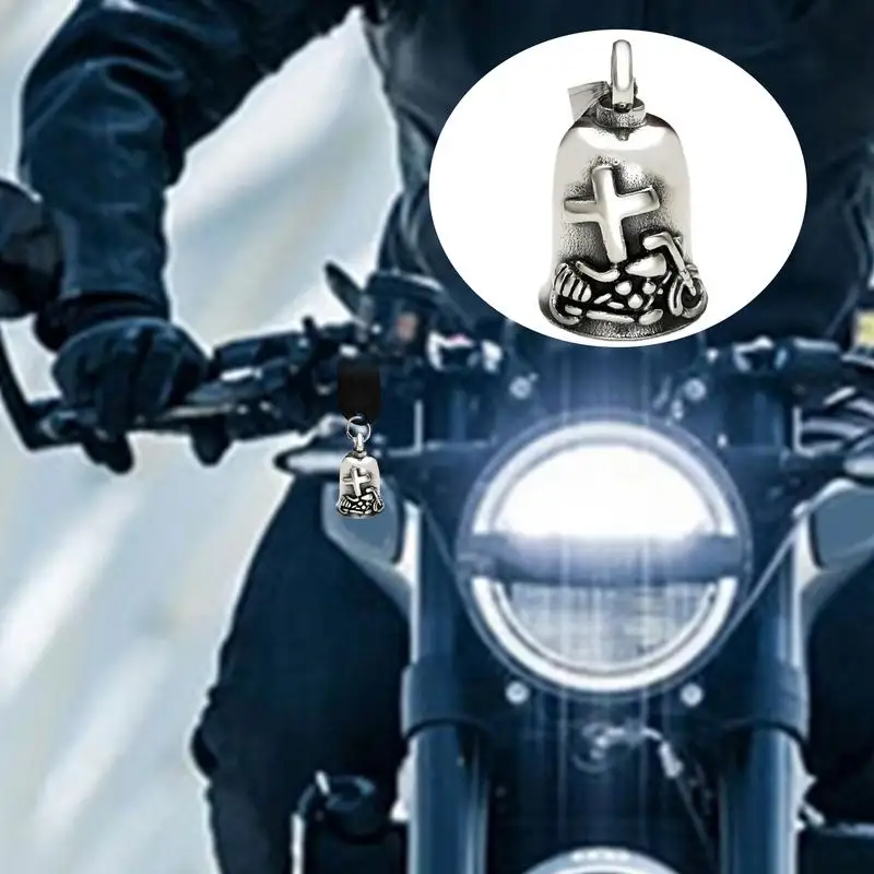Moto Good Luck Bell Vintage Cross Ride Guardian Bell Love Bell Ciondolo Bike Ride Portachiavi Sicuro Accessorio Per Lo Styling Di Moto
