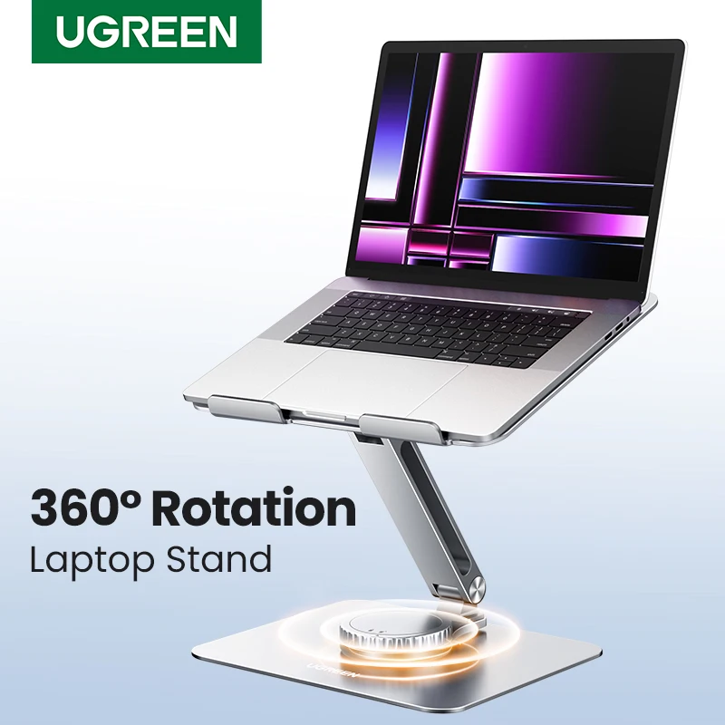 Ugreen-alumínio Suporte Vertical Laptop Macbook Air Pro Suporte Tablet Suporte Notebook Suporte