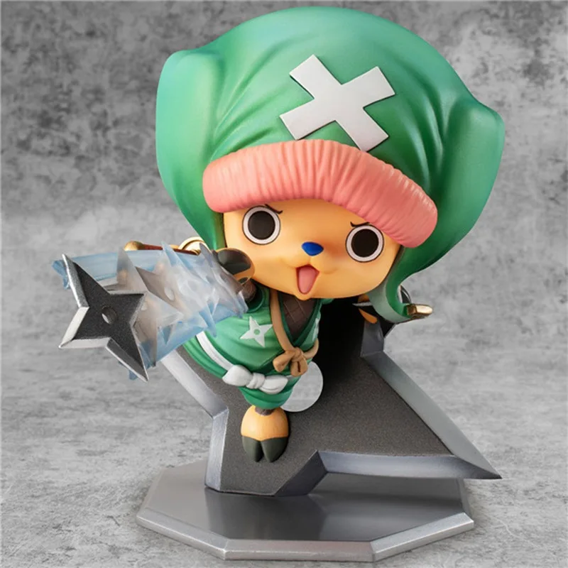 

10cm Anime One Piece Figure Ninja Tony Tony Chopper Ver. Action Figures PCV Collectible Model Toys