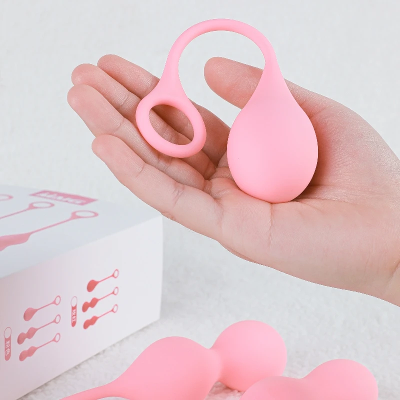 Medische Siliconen Kegel Ballen Oefening Aanscherping Apparaat Ballen Veilig Ben Wa Bal Voor Vrouwen Vaginale Massager Adult
