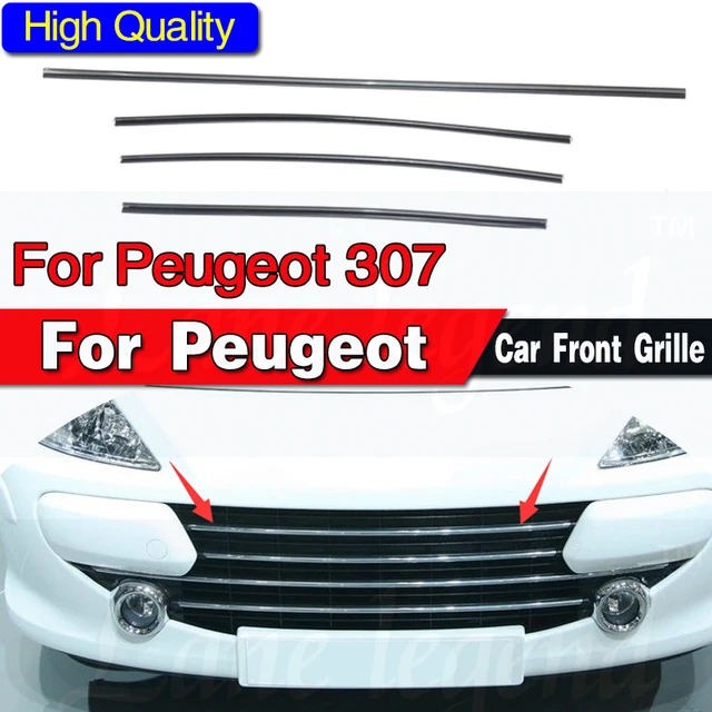 Car-covers Case For Peugeot 307 High Quality Abs Chrome Front