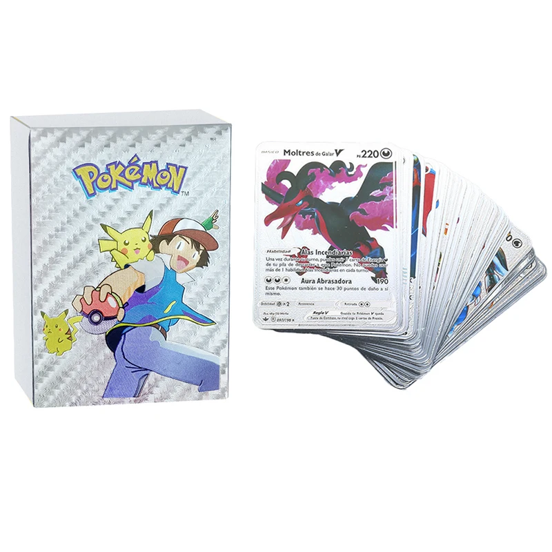 Pokemon Cards Golden Foil Shiny Rainbow Vmax Card Charizard Pikachu  Collection Collection Battle Trainer Card Child Toy Gift - AliExpress