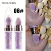 Multi-Tone Fairy Glow: Iridescent Highlighter Wand for Face & Body – Blue, Purple, White Bronzing Shimmer 1