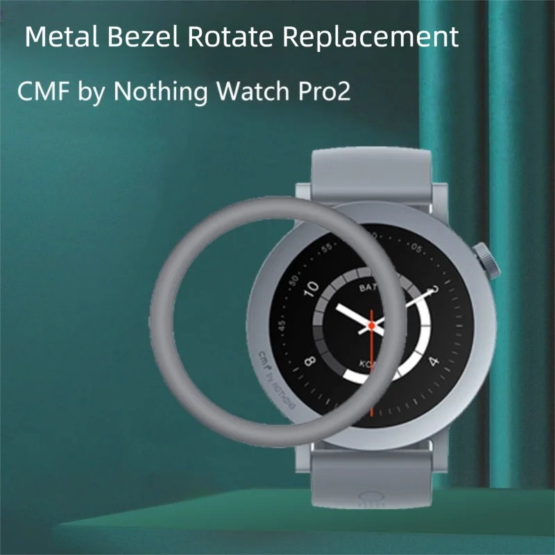 CMF Watch Pro2 Premium Metal Bezel Protector and Band Cover Set - High-Quality Replacement Case