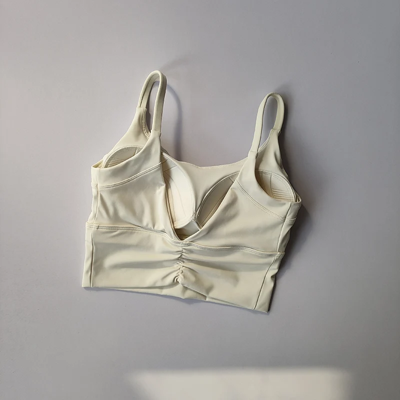 thumbnail image 1 of Lencería deportiva para mujer, parte de atrás bonita, chaleco para correr a prueba de golpes, ropa de Fitness, sujetador de Yoga de alta intensidad integrado, 1 of 6