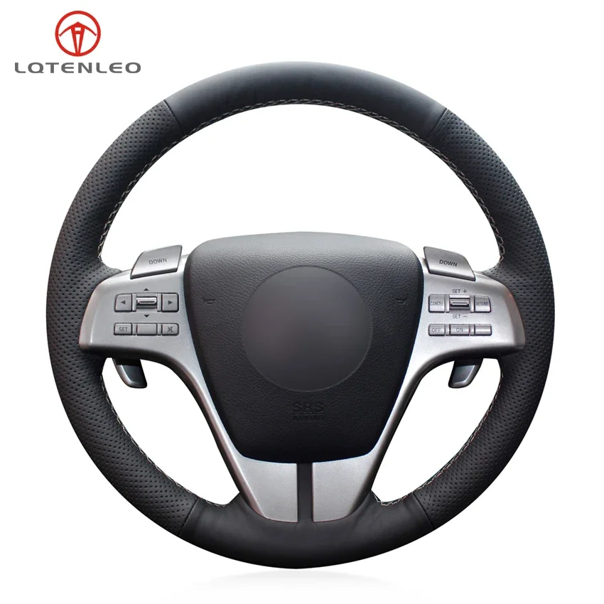 

LQTENLEO черная искусственная кожа ручная работа для Mazda 6 Atenza 2009 2010 2011 2012