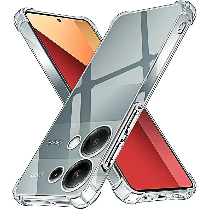 Shockproof Clear Silicone Soft Phone Case