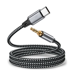 Premium USB - C to 3.5mm Audio Cable - High - Fidelity Sound Adapter for Earphones, Speakers, and Car Stereo (Available in 1m, 1.5m, 2m Lengths) (USB C To 3.5mm Aux)
