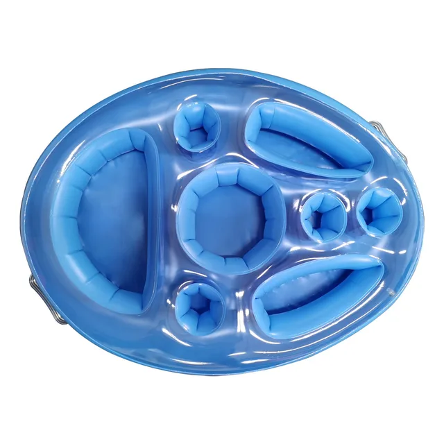 Blue dining plate