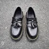 Design Genuine Leather Tassel Loafers Low Top Retro British Style Slip on Casual Business Office Wedding Leather Shoes Male