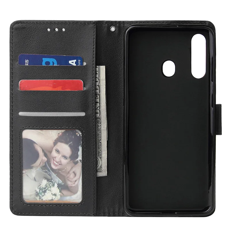 Retro PU Leather Flip Wallet Cover Case For Samsung Galaxy S22 Ultra S21FE S20 Plus S20FE S10 S9 S8 Plus A72 A52 A51 A71_voghion.com