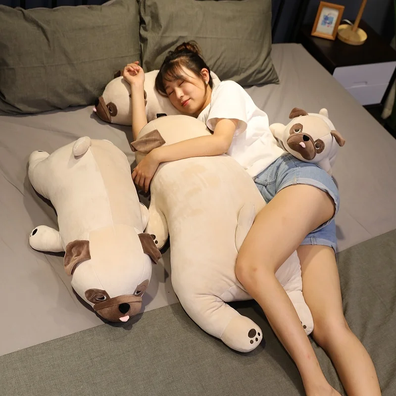 Hot 55-90cm Big Size New Cute Animal Kawaii Pug Dog Plush Toys Sleep Pillow Kids Birthday Gift Child Girl Xmas Valentine's 3 Hot 55-90cm Big Size New Cute Animal Kawaii Pug Dog Plush Toys Sleep Pillow Kids Birthday Gift Child Girl Xmas Valentine's 3
