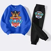 PAW Patrol Cartoon Printed Boys & Girls 2-Piece Sweatshirt and Pants Kids Tracksuit Casual Sport Set 4