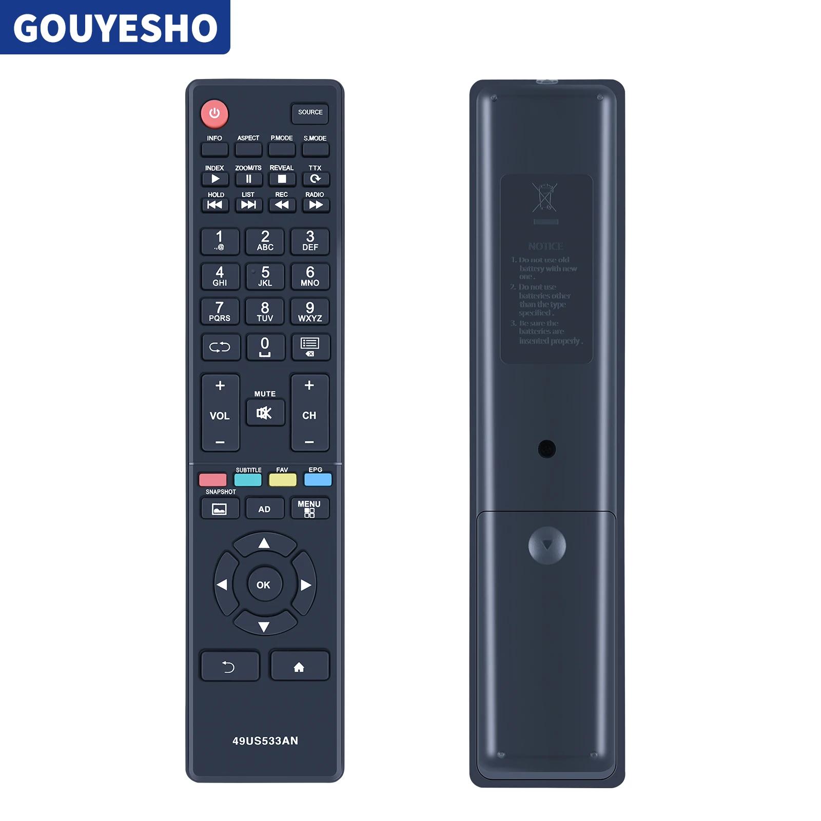 

New Remote Control 49us533an for aconatic TV