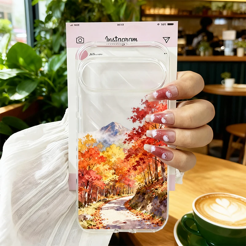 Oil Painting Scenery Soft Clear Phone Case