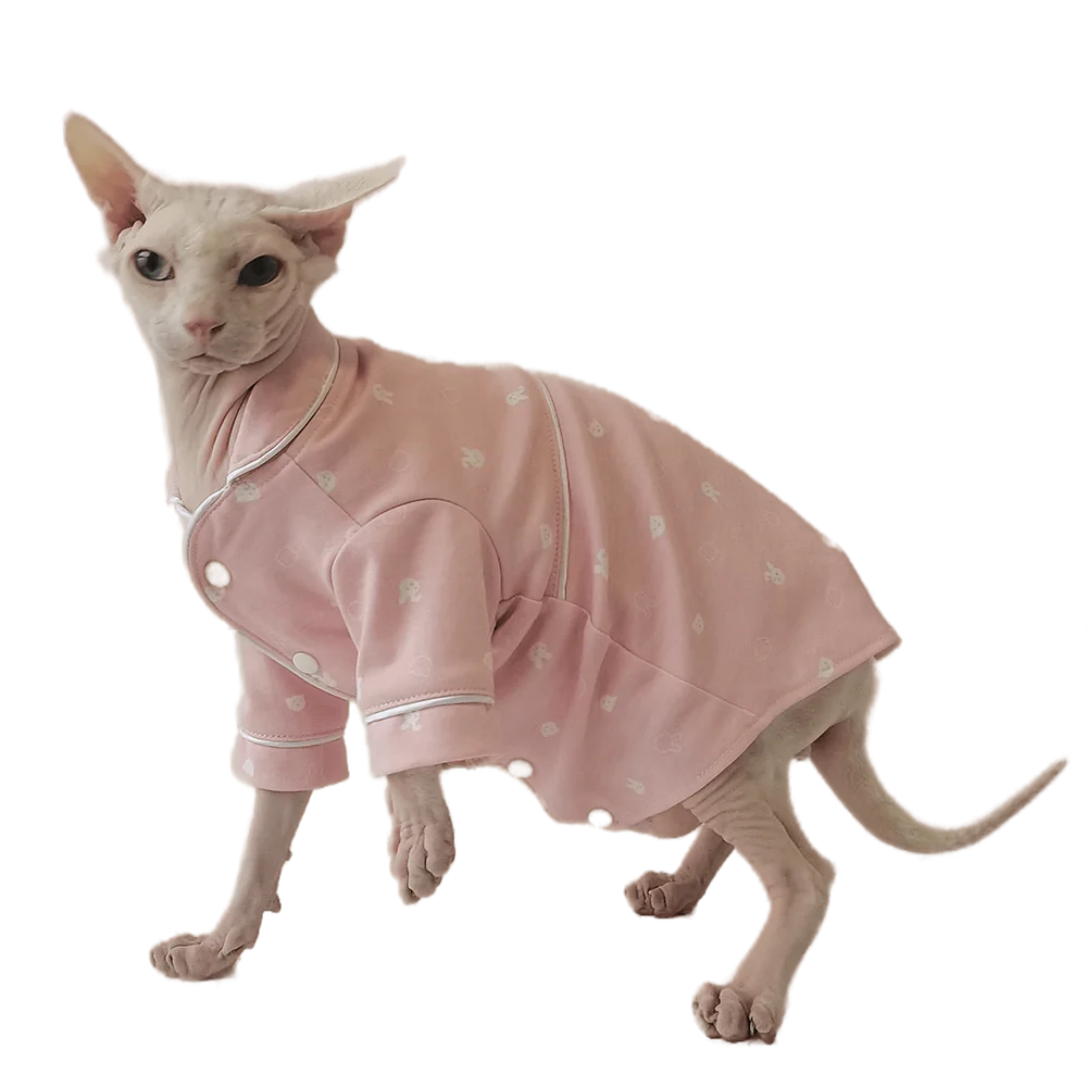 Devon Rex Clothes Sphinx Apparel Hairless Cat Clothes Soft Breathable