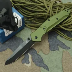 Boîte rigide 9400BK / 940 manche en aluminium S30v lame en cuivre rondelle de poche de Camping chasse en plein air outil EDC utilitaire couteau pliant 
