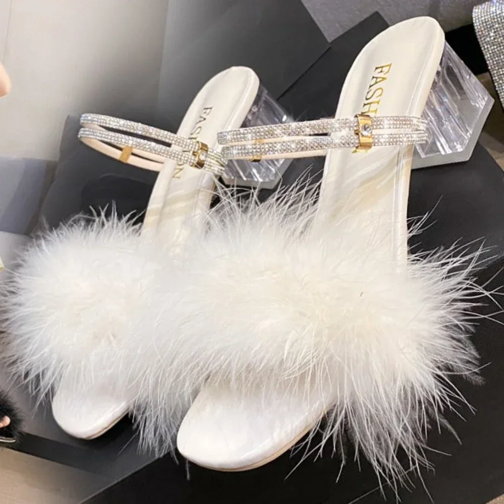 

Сандалии женские на высоком каблуке, босоножки на платформе, роскошные дизайнерские тапочки, лето