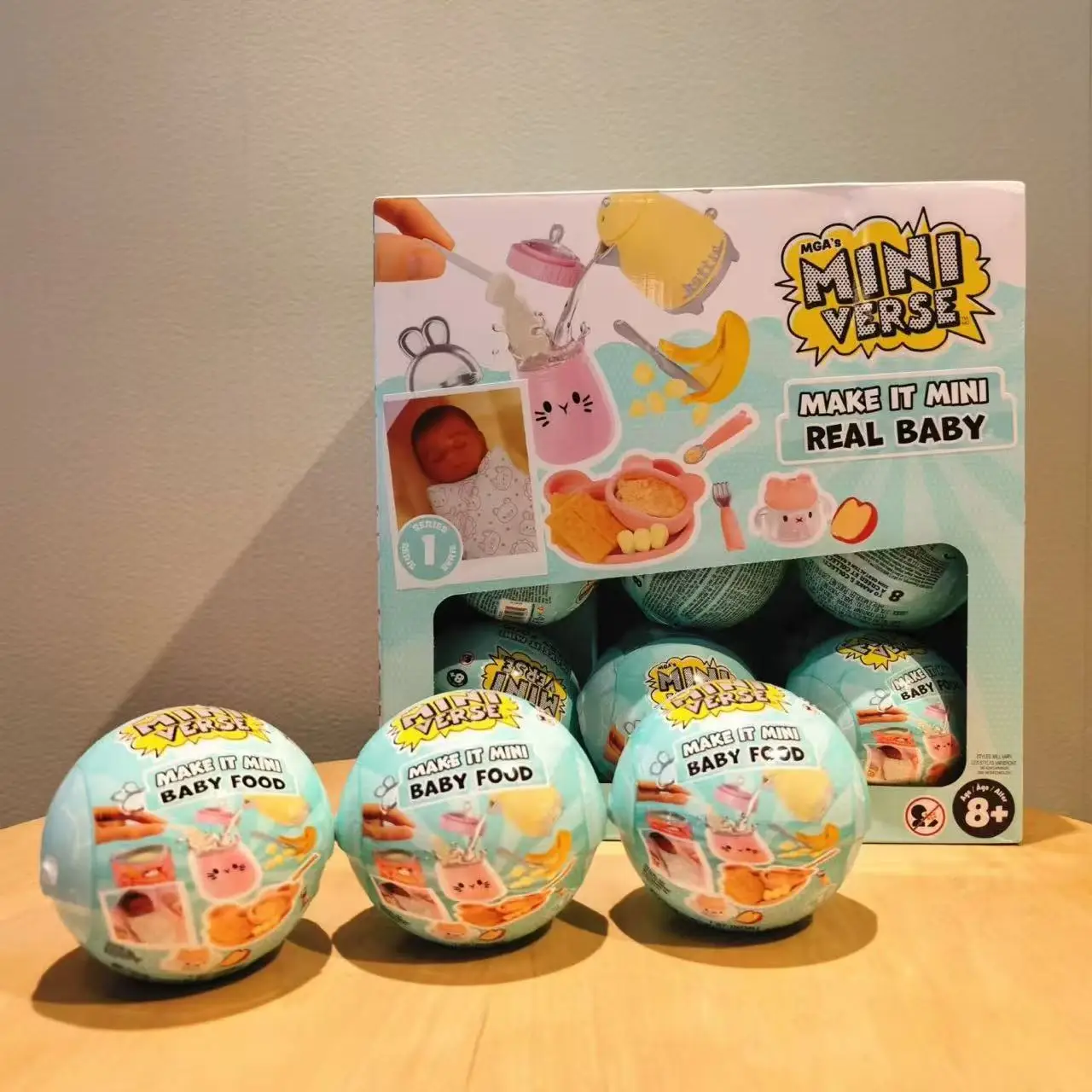 Miniverse Make It Mini Real Baby DIY Blind Box, Kit Artigianale Scena Cura del Bambino in Miniatura, Giocattolo da Collezione, Ornamento da Scrivania, Regali per Bambini - immagine 4