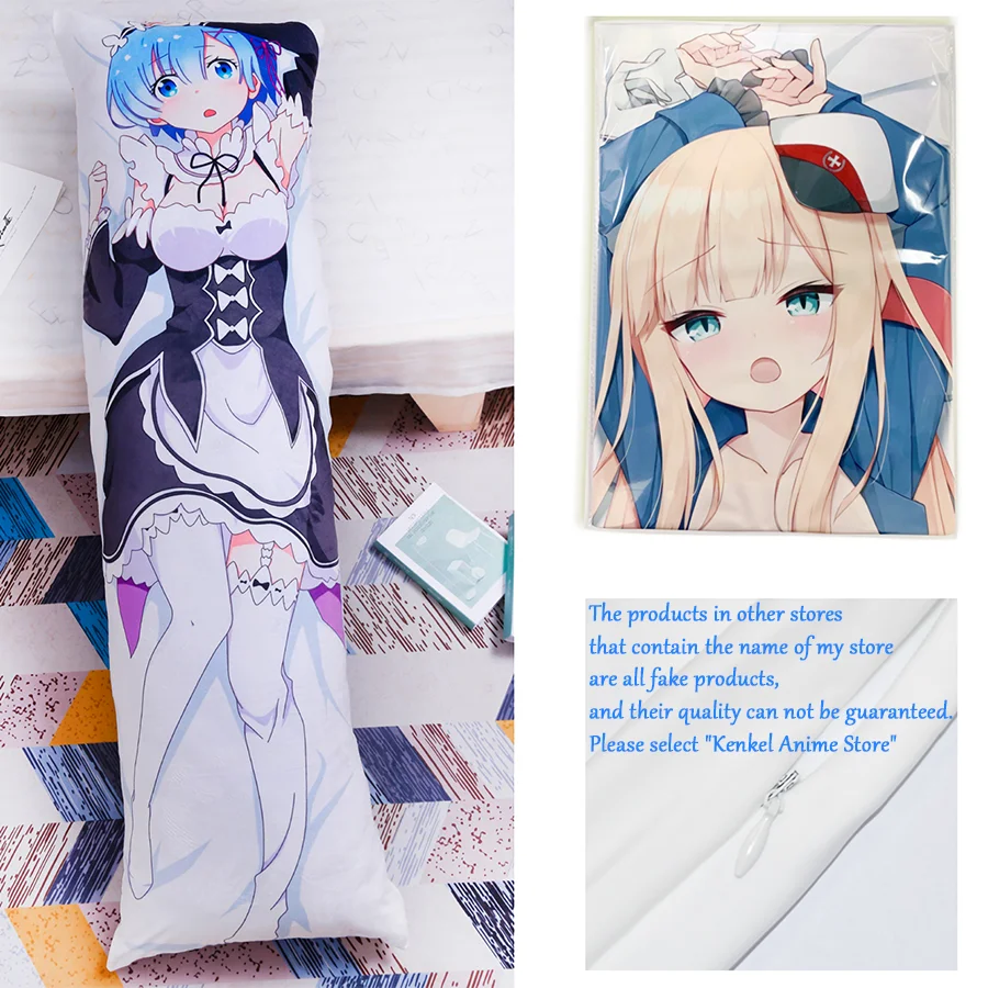 Dakimakura roxanne wolf (fnaf) Anime Robot Pillowcase Life Size Double  Sided Print Body Pillow Cover