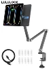 LULULOOK Magnetic Wireless Charger Stand For iPad Pro M4 13/12.9/11/M2 iPad Air 5/4th Foldable Arm Holder Aluminum Alloy Stand 1