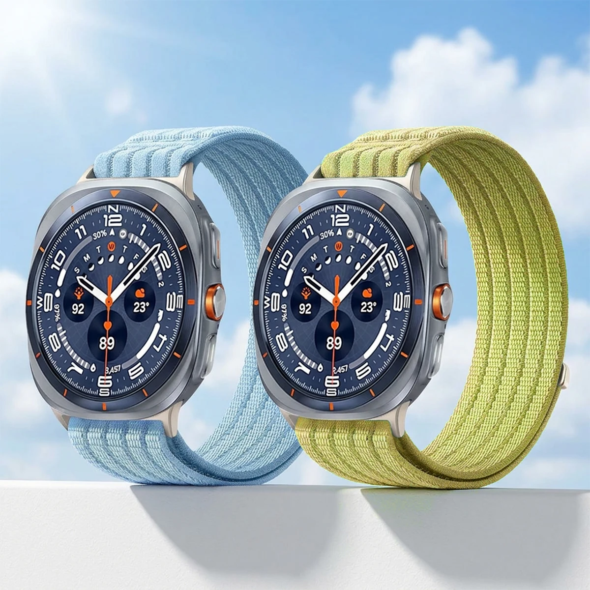 Sport Nylon Woven Loop Strap Wristband in Elegant Design