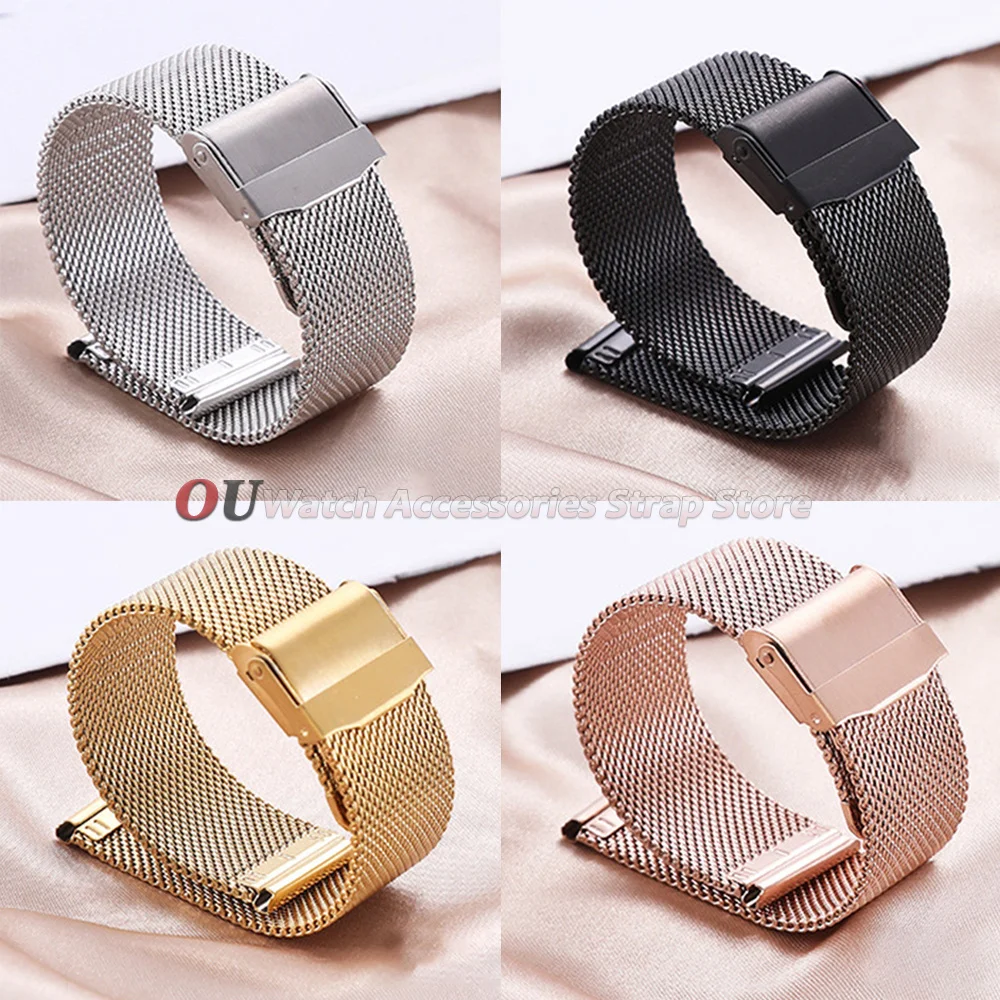 Premium Mesh Stainless Steel Quick Release Milanese Strap - Universal Fit Bracelet Bands