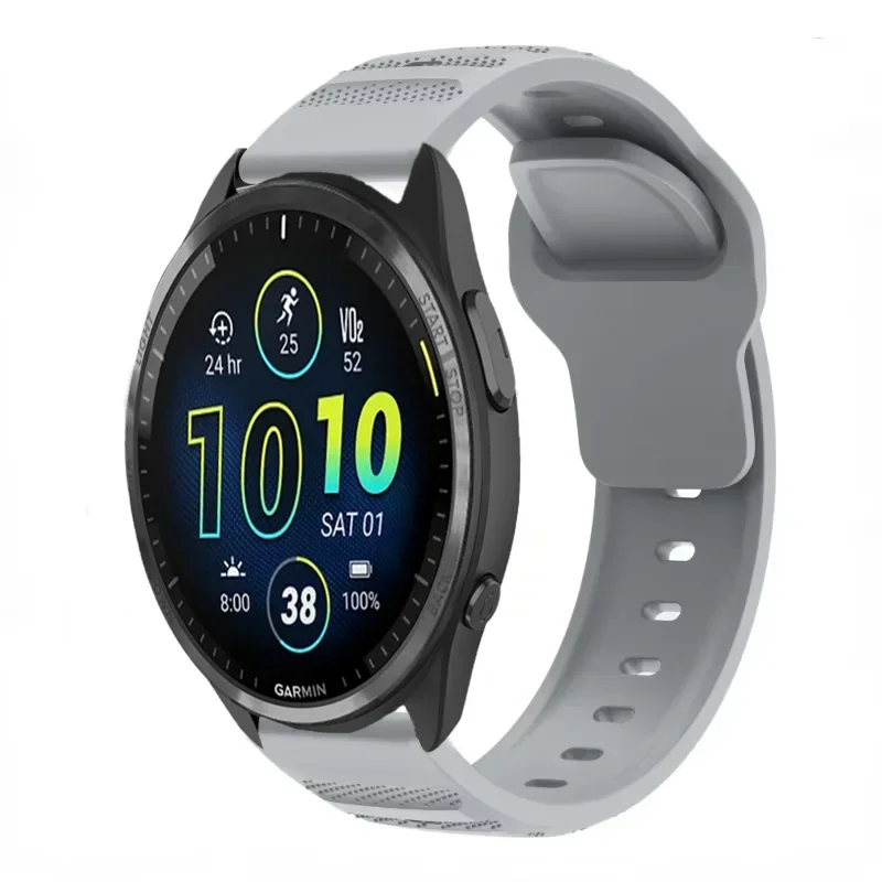 Comfortable & Breathable Silicone Wristband, 20mm/22mm, Replaceable Strap for Smartwatches