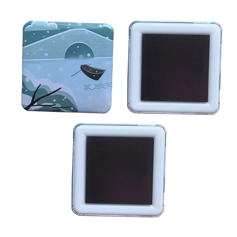 Square Refrigerator Badge Machine 50x50mm Making Refrigerator Magnets Badge Pins Gift for Children badge maker magnet maker button maker machine