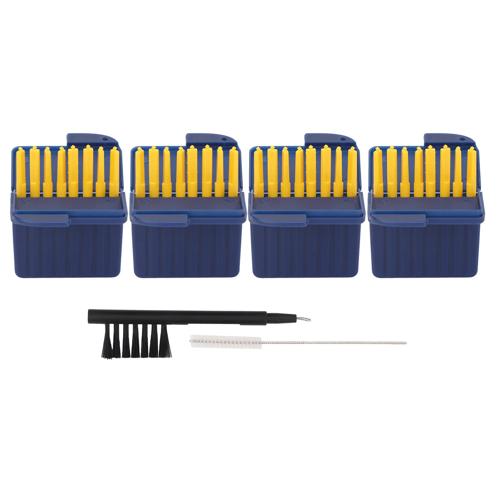 Hearing Aid Wax Guard Filters 4 packs 34pcs Cleaning Tool Brush Set For Starkey Clear Hearing amplifier