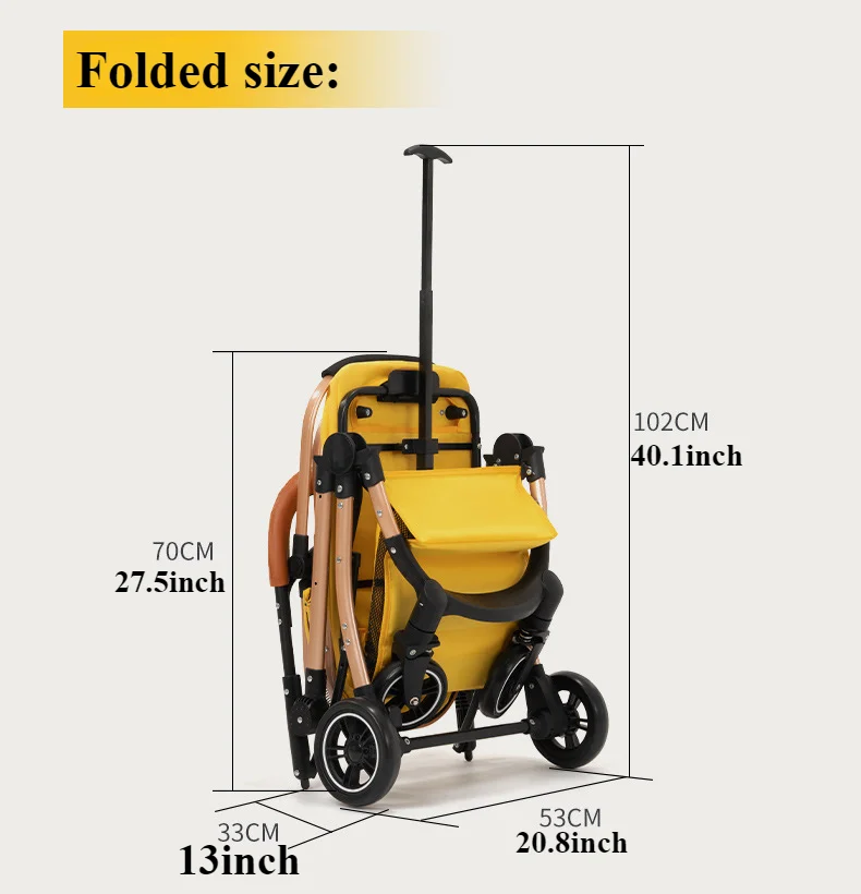 Cochecito 2 en 1 para mascotas, carrito desmontable con freno de dosel, plegable, portátil, con un clic, para perros medianos/grandes/gatos 3