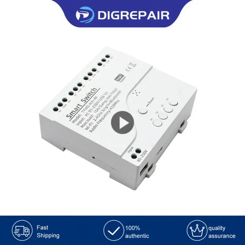 

Беспроводной модуль переключателя Wi-FI Tuya Smart Life, 12 В, 24 В, 220 В, 10 А