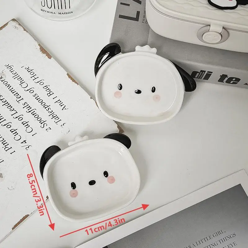 Cartoon Animal Seasoning Dish Plastic Salad Dipping Dish Creative Plate Snack Seasoning Dish Plate Kitchen Supplies Tableware