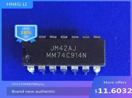 

Freeshipping MM74C914N MM74C914
