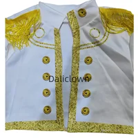 Costume de cosplay pour fille, tenue de scène dorée pour chanteuse, idéal pour spectacle de groupe, Halloween, fête d'anniversaire, ou costume d'anime pour enfant 4