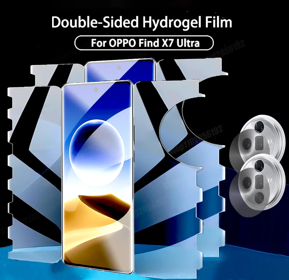 Film Protection écran Hydrogel OPPO Reno Et Find X - Ultra-fin 0,18mm, Auto-réparant, Anti-rayures 9H