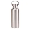 Stainless Steel Thermos 1000ml/600ml Single Layer Water Bottle Reusable and Environmentally Friendly Dishwasher Safe/single Cup