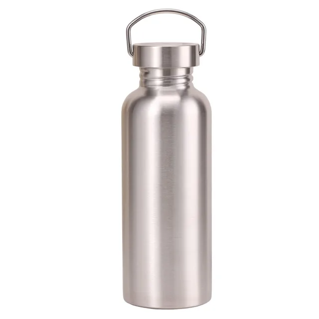 Stainless Steel Thermos 1000ml/600ml Single Layer Water Bottle Reusable and Environmentally Friendly Dishwasher Safe/single Cup