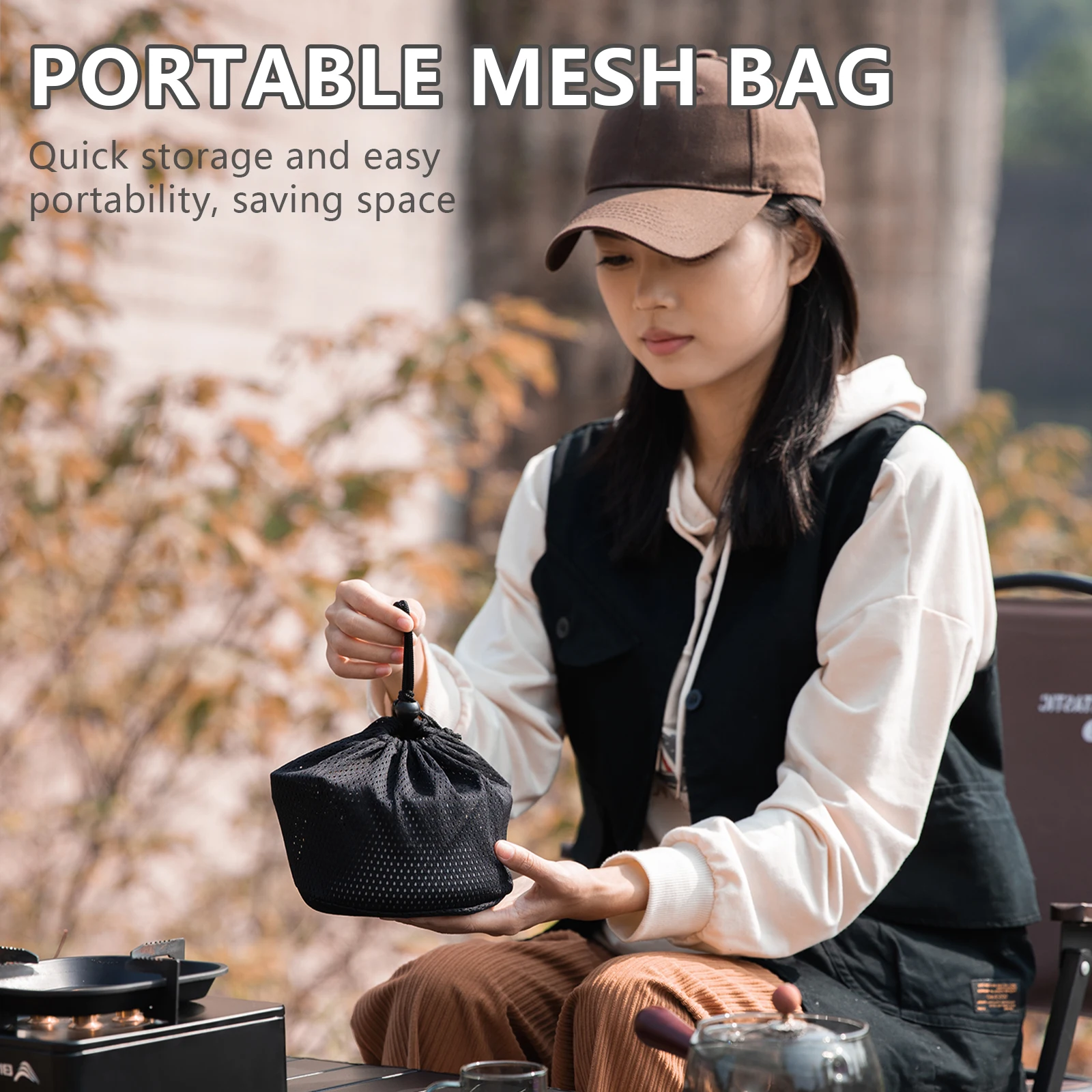 1.1L Camping Water Kettle Lightweight Portable Aluminum Alloy Teapot Outdoor Tourism Picnic Hiking Cookware camping cookware,camping cookware set,coffee and tea kettle